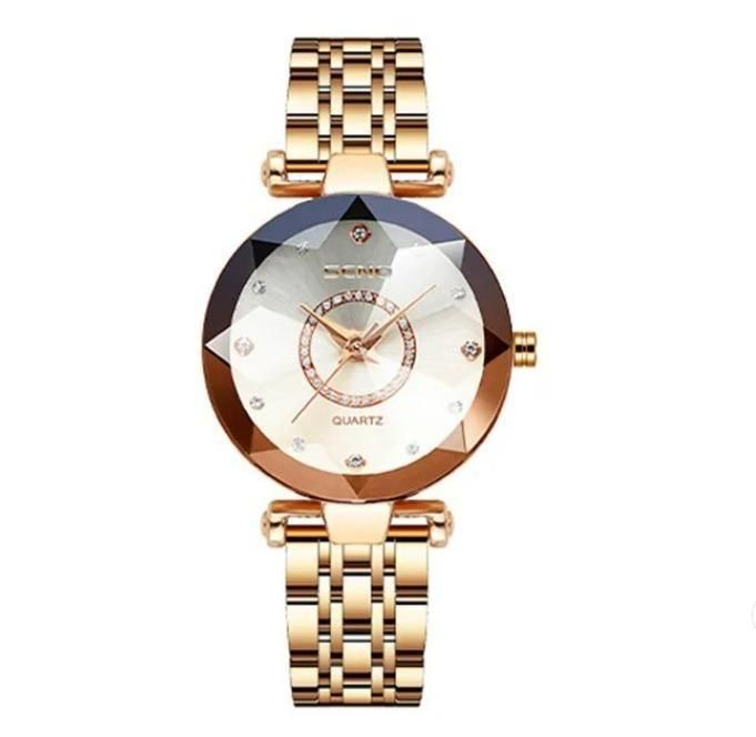 Diamond Shape Multicolor Watch for Women and Girls