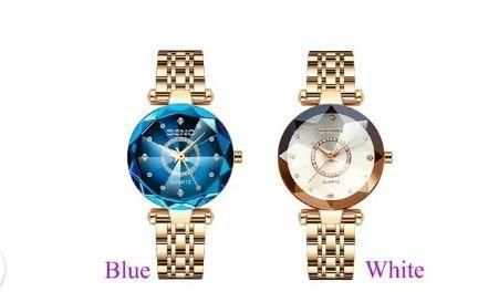 Diamond Shape Multicolor  Watch for Women and Girls