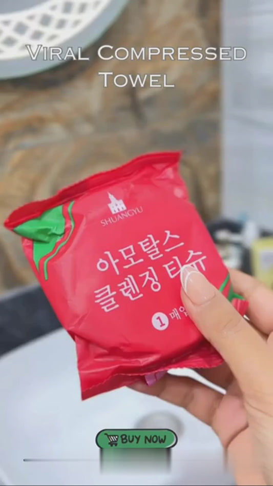 10 Pcs Compressed Bath Towel Tablets